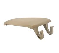 Scatola portaoggetti sul bracciolo Coperchio della console centrale per dell'auto, coperchio del bracciolo, vano portaoggetti in pelle per A6 C5 1999-2005(Beige)