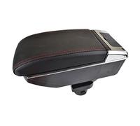 Scatola portaoggetti sul bracciolo Per VW Up 2009 2010 2011 2012 2013 2014 2015 2016 2017 Console centrale auto Doppio contenitore Bracciolo in pelle Portabicchieri(2)