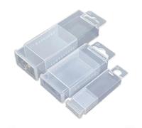 Scatola portaoggetti telescopica espandibile con materiale plastico trasparente per un'organizzazione efficiente di punte da trapano, rubinetti e frese (1)