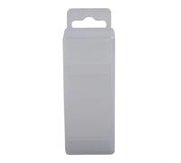 Scatola portaoggetti telescopica in plastica trasparente, con design rettangolare per punte da trapano, frese, maschi e punte elicoidali, confezione compatta per risparmiare spazio (1)