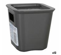 Scatola portaoggetti Tontarelli Bella Grigio 11,4 x 11,4 x 11,2 cm [12 Unità]