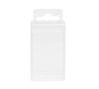 Scatola portaoggetti trasparente per punte da trapano e accessori per rubinetti a vite, con design telescopico salvaspazio, custodia portatile per punte da trapano