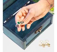 Scatola Portaoggetti Vintage Di Immagazzinaggio Gioielli Portagioielli