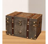 Scatola portaoggetti vintage per gioielli, organizer per ricordi,