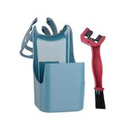 Scatola Portaolio Per La Pulizia Della Catena Da Ciclismo | Set Di Strumenti A Prova Di Spruzzi Per Bici Da Strada E Motocicli, ABS Resistente | Raccoglitore Ecologico Di Contaminazione