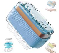 Scatola portasapone con rullo per la pulizia, scatola portasapone multifunzione con custodia a rullo per bucato, portasapone staccabile, portasapone per piatti, per pulire i saponi, per casa, bagno