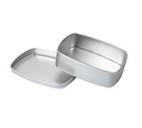 Scatola Portasapone - Custodia Per Sapone In Alluminio Da 150 Ml | Custodia Da Viaggio Per Sapone Rettangolare A Prova Di Perdite | Contenitore Per Sapone Durevole | Ideale Per Il Campeggio, I Viaggi,