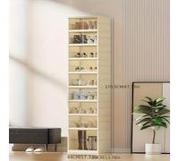 Scatola Portascarpe Pieghevole a - 12-18 , Organizzatore in PP Senza Montaggio per Armadio e | Design Minimalista Salvaspazio, Stile Senza Disordine e Conservazione Senza Sforzo