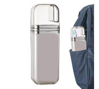 Scatola portaspazzolini, portaspazzolino da viaggio,Portaspazzolino portatile e coperchio per dentifricio | Contenitore portatile per riporre la tazza dello spazzolino da viaggio, organizer compatto p