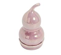 Scatola portastuzzicadenti in ceramica, dispenser stuzzicadenti e cotton fioc, portastuzzicadenti, addensante, con coperchio, for feste in casa, ristorante, pratica decorazione da tavola(Purple)
