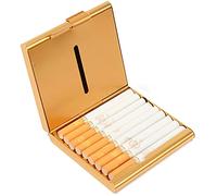 Scatola Portatile Creativa Della Cassa Della Sigaretta, Scatola Della Cassa Di Metallo Ette, Custodia Di Alluminio Ette, Scatola Sottile Di Fumo Ette per Gli Uomini e Le Donne Che Fumano Bel Regalo