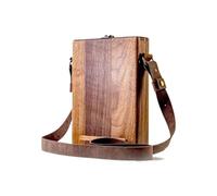 Scatola portatile di pittura d'arte, Cavalletto da tavolo in legno, scatola for schizzi, kit for pittura, marrone