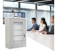 Scatola portatile per cellulare con manico, soluzione di archiviazione sicura per ufficio, palestra, scuola, gabbia per telefono con più slot