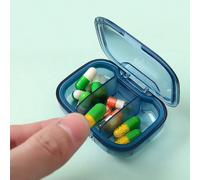 Scatola portatile per pillole con 3 scomparti, contenitore settimanale per medicinali, organizer per pillole a prova di polvere, adatto per viaggi, scrivania in ufficio e uso domestico nero,Viola,rosa