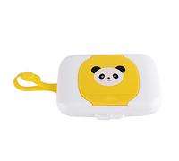 Scatola Portatile Riutilizzabile per Salviette Umidificate 16 4x11 7x3 cm Dispenser con Cinturino per Passeggino in PP Silicone Ideale per Neonato Viaggio Accessorio Pratico per Pulizia Bambino