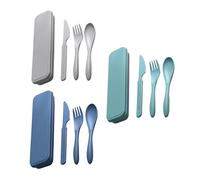 Scatola Posate 3 Pezzi, Set Da Viaggio, Posate in Plastica, Forchette