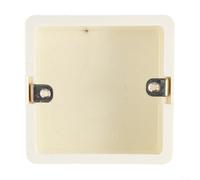 Scatola posteriore a pattress sottile progettata in modo efficiente da 80 x 80 x 50 mm per collegamenti elettrici facili (252 x 80 x 50 mm)