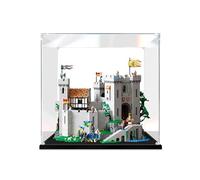 Scatola presentazione in acrilico compatibile con il modello castello cavalieri leone lego 10305,scatola esposizione,scatola antipolvere,scatola immagazzinaggio(senza modello)(2MM)