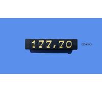 Scatola prezzi 360pezzi componibili formato 6x h9 mm segnaprezzo nero oro