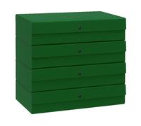 Scatola progetto - dorso 14 cm - verde - Starline - conf. da 5 pz