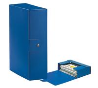 Scatola progetto Eurobox - dorso 10 cm - 25 x 35 cm - blu - conf. da 5 pz