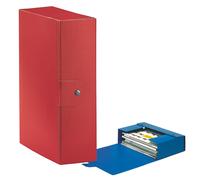 Scatola progetto Eurobox - dorso 10 cm - 25 x 35 cm - rosso - conf. da 5 pz