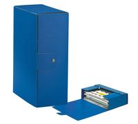 Scatola progetto Eurobox - dorso 12 cm - 25 x 35 cm - blu - conf. da 5 pz