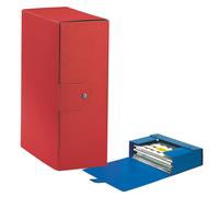 Scatola progetto Eurobox - dorso 12 cm - 25 x 35 cm - rosso - conf. da 5 pz