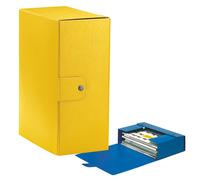 Scatola progetto Eurobox - dorso 15 cm - 25 x 35 cm - giallo - conf. da 5 pz