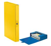 Scatola progetto Eurobox - dorso 4 cm - 25 x 35 cm - giallo - conf. da 5 pz