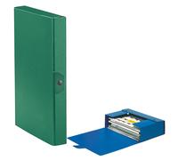 Scatola progetto Eurobox - dorso 4 cm - 25 x 35 cm - verde - conf. da 5 pz