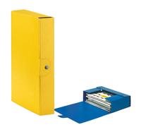 Scatola progetto Eurobox - dorso 6 cm - 25 x 35 cm - giallo - conf. da 5 pz