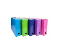 Scatola progetto Iderama - 25 x 33cm - dorso 9 cm - 5 colori assortiti tenui - E