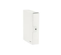 Scatola progetto WOW - dorso 8 cm - bianco metallizzato - Leitz