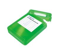 Scatola protettiva LogiLink per 1x HDD da 3,5'' verde, etichetta NEW