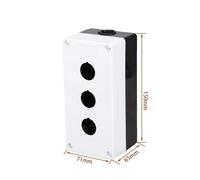 Scatola Pulsanti Controllo Industriale 1 Pz Plastica ABS IP65 Resistenza Ossidaz