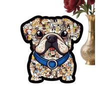 Scatola puzzle per cani in legno, un divertente e preciso, a forma di animale, in legno, per bambini, amanti dei cani, casa, famiglia, amici, interni