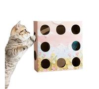 Scatola Puzzle Tiragraffi per Gatti - Scatola Puzzle Elettrica Per Animali Domestici - Graffiatoio Interattivo Per Gatti | Per Divertimento Simulazione Caccia Esercizio Fitness Anti Noia