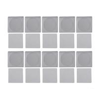 Scatola quadrata per monete, set da 20 pezzi, 48 x 48 x 7 mm, in plastica PC ispessita con rivestimento in schiuma regolabile, per monete da 16-40 mm (16/21/26/31/36 mm)