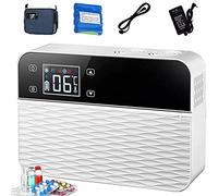 Scatola refrigerata per insulina, mini frigorifero portatile per medicinali con USB e adattatore per auto, mantiene l'insulina a temperatura costante con capacità di 10200 mAh