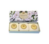 The English Soap Company, Gift Boxed Hand Soaps, White Jasmine & Sandalwood, 3 x 100g