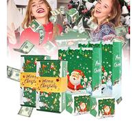 Scatola regalo a sorpresa, scatola regalo pieghevole pop-up 2025, per Natale e compleanno, scatola regalo a sorpresa per soldi, scatole regalo per contanti, scatola regalo a sorpresa per soldi