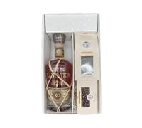 Scatola regalo bianca - Rum - Plantation rum XO - Cacaotines (1x150g) et Raisins au sauternes (1x100g) MAISON GUINGUET