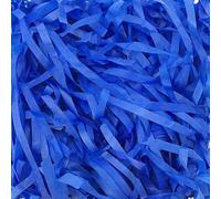 scatola regalo con carta di cotone, Cut Shredded Paper Gift Hamper Fillers Multicolor 100g/200g/500g(Deep Blue,100g)