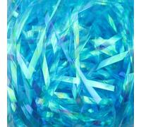 scatola regalo con carta di cotone, Iridescent Cut Shredded Paper Multicolor 60-400g Gift Hamper Filler Craft Wedding Decor(Iridescent Blue,100g)
