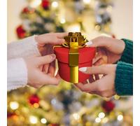 Scatola regalo con vite annidata fastidiosa (9 strati), scatole regalo divertenti per scherzi, ornamento interattivo a tema natalizio, decorazione divertente da scrivania per regali e divertimento