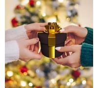 Scatola regalo con vite annidata fastidiosa (nidificazione a 9 strati), scatole regalo divertenti per scherzi, ornamento interattivo a tema natalizio, decorazione divertente da scrivania per regali e