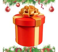 Scatola regalo con viti annidate - Il fastidioso set di scherzi riutilizzabili con scatola regalo for divertirsi con "Cosa c'è dentro la scatola" durante compleanni e feste(#02,10*10*12cm)