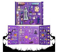 Scatola Regalo di per Il Conto alla rovescia di Halloween, calendari dell'Avvento di da 24 Giorni, Kit di Pietre curative, la magia della guarigione e del trasferimento (2 Pezzo)