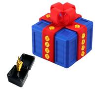 Scatola regalo fastidiosa con dito medio, stampa 3D fastidiosa scatola regalo ornamenti con vite, scatole a vite per scherzi per Halloween e Natale, scatole regalo stampate in 3D, ideali per scherzi e